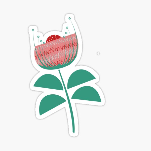 Item preview, Midcentury Abstract Flower designed and sold by Sycorax Studio.