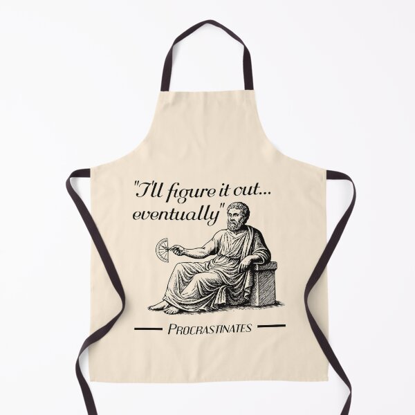 Item preview, Ancient Philosopher Procrastination Humor designed and sold by MehMerchTees.