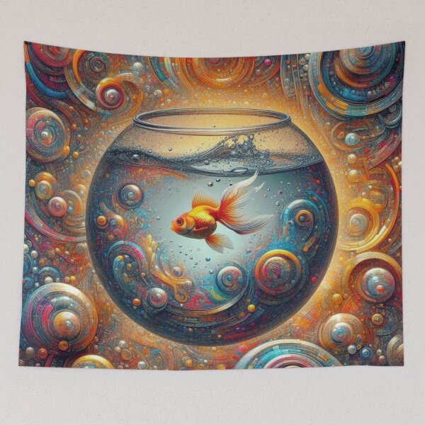 Item preview, Speechless goldfish in chaos designed and sold by Sigtrix.