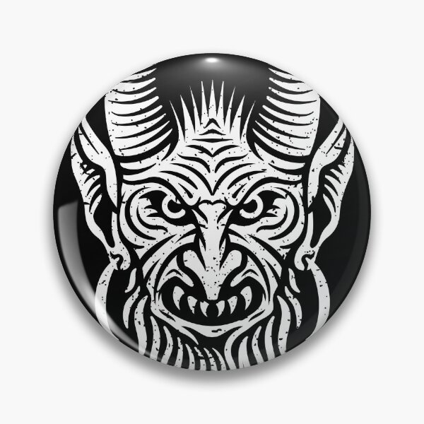 Item preview, Woodcut Demon Face designed and sold by Etienne Ranc.