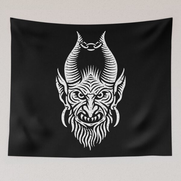 Item preview, Woodcut Demon Face designed and sold by Etienne Ranc.