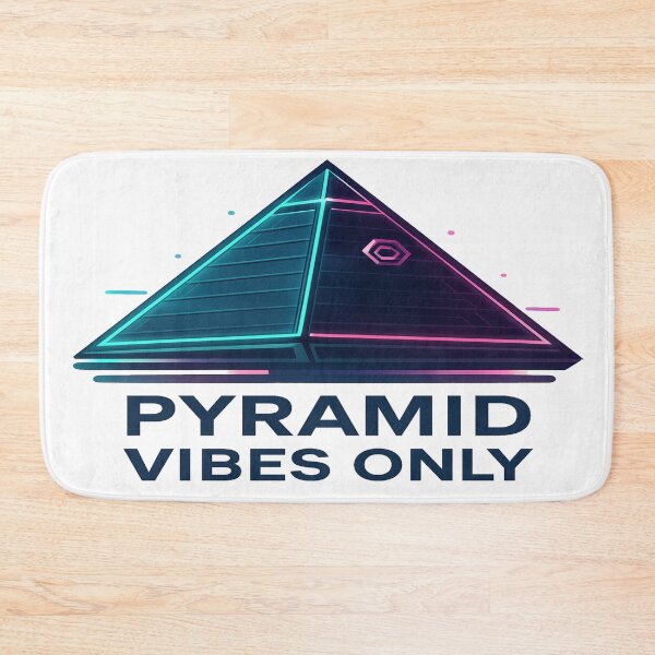 Item preview, Pyramid Vibes Only – Futuristic Memphis Icon designed and sold by Globalcitytees.