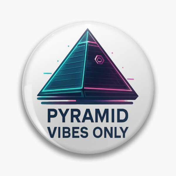 Item preview, Pyramid Vibes Only – Futuristic Memphis Icon designed and sold by Globalcitytees.