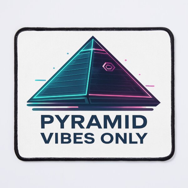 Item preview, Pyramid Vibes Only – Futuristic Memphis Icon designed and sold by Globalcitytees.