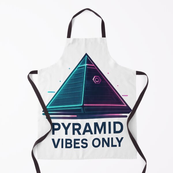 Item preview, Pyramid Vibes Only – Futuristic Memphis Icon designed and sold by Globalcitytees.