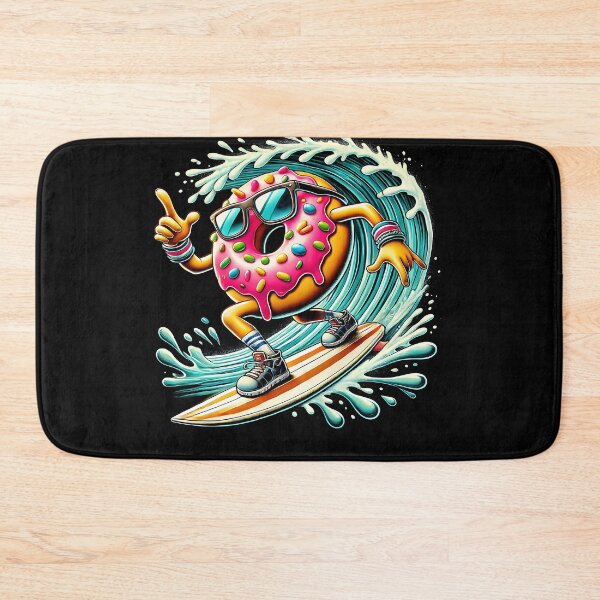 Item preview, Donut Surfing Surfer Donut Lover Surfboarder designed and sold by Kimberley King Art  King Art.