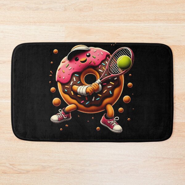 Item preview, Donut Playing Tennis Donut Lover Tennis Player designed and sold by Kimberley King Art  King Art.