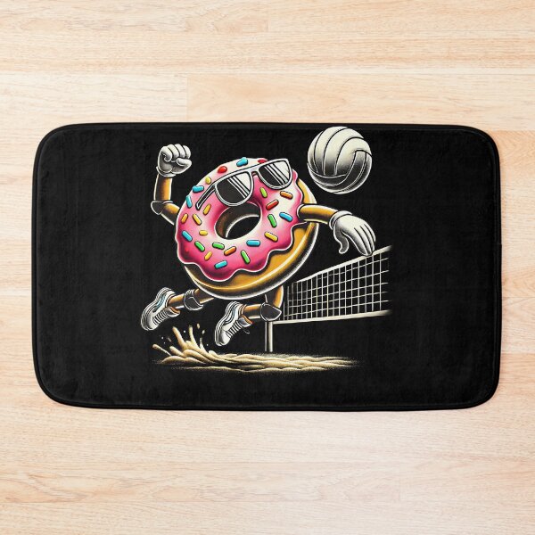 Item preview, Donut Playing Volleyball Donut Lover Volleyball Player designed and sold by Kimberley King Art  King Art.
