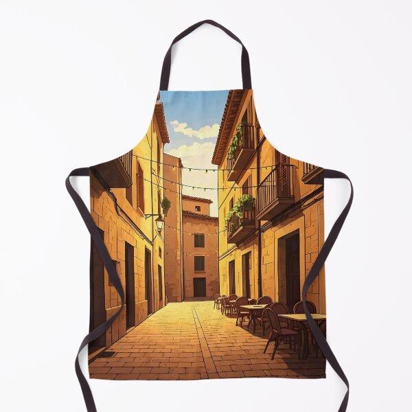 Item preview, Palma de Mallorca: Sunset at the Old Town Café designed and sold by LSVart.
