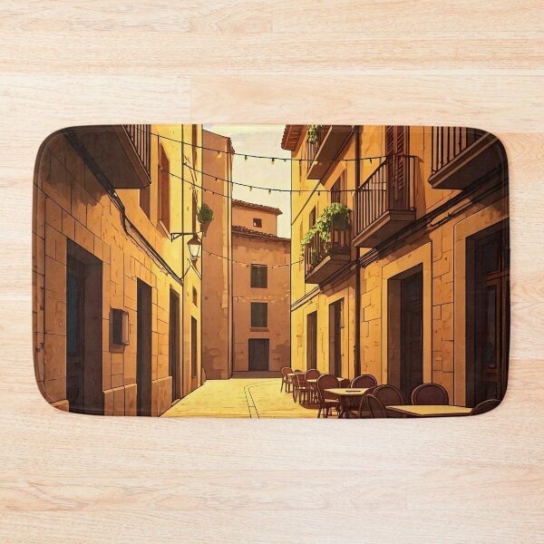 Item preview, Palma de Mallorca: Sunset at the Old Town Café designed and sold by LSVart.