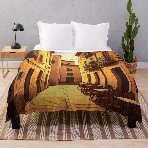 Item preview, Palma de Mallorca: Sunset at the Old Town Café designed and sold by LSVart.
