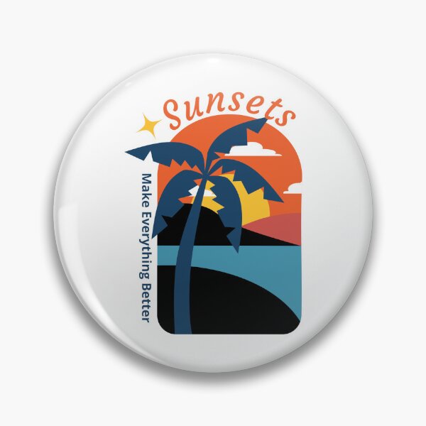 Item preview, Sunsets Make Everything Better - Nature Illustration designed and sold by Tulip Creators .