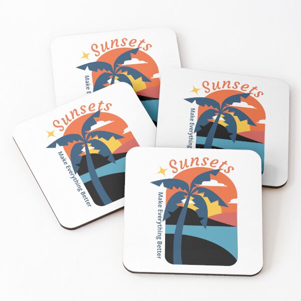 Item preview, Sunsets Make Everything Better - Nature Illustration designed and sold by Tulip Creators .