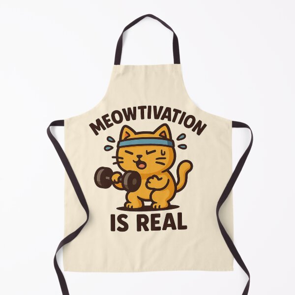 Item preview, Meowtivation Cat – Funny Fitness Workout Kitty Design designed and sold by Kalaidax.