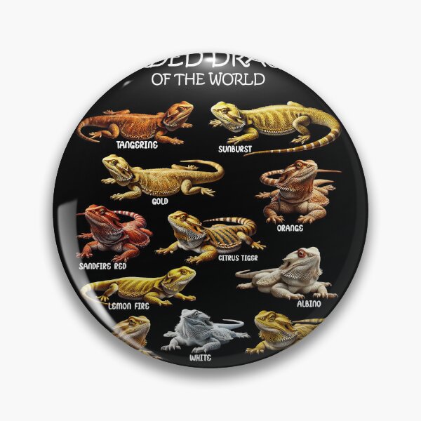 Item preview, Bearded Dragons of the World Animal Lover designed and sold by Kimberley King Art  King Art.
