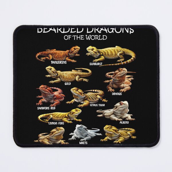 Item preview, Bearded Dragons of the World Animal Lover designed and sold by Kimberley King Art  King Art.