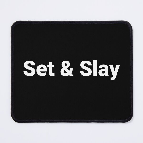 Item preview, Set & Slay designed and sold by Text-based T-Shirts and Gifts.