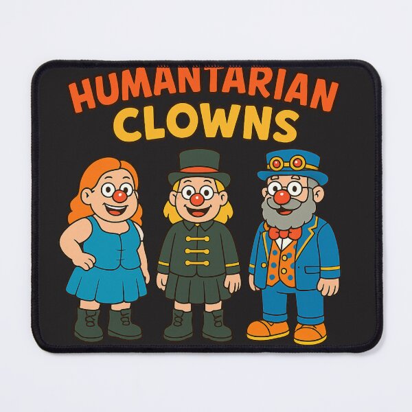 Item preview, Humanitarian Clowns Cartoon designed and sold by Circus4Humanity.