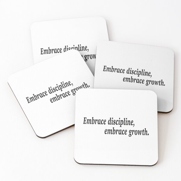 Item preview, Embrace discipline embrace growth. designed and sold by fanzen69.