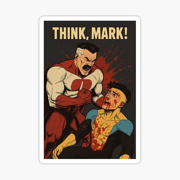 Item preview, "Brutal Father Figure – Comic Style Showdown Moment" designed and sold by GspeedStudio.