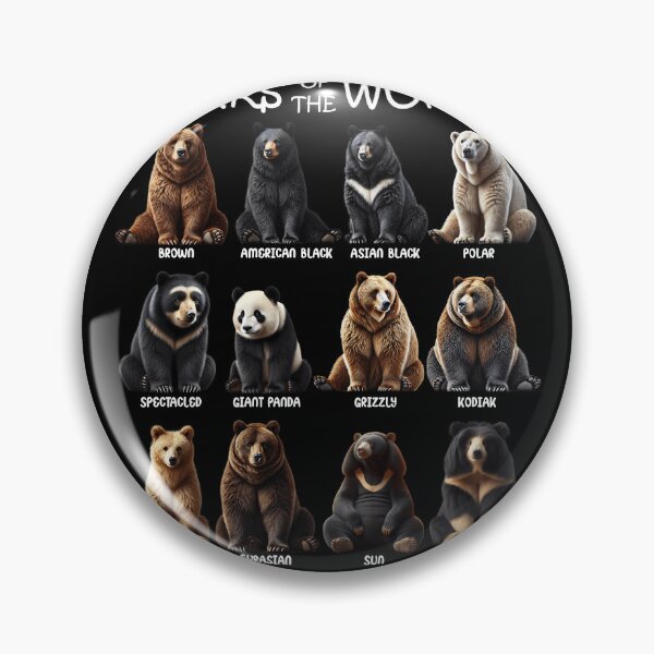 Item preview, Bears of the World Animal Lover designed and sold by Kimberley King Art  King Art.