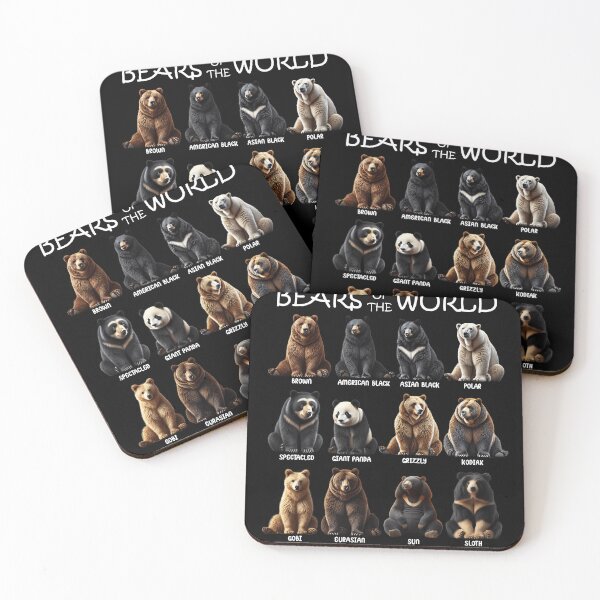Item preview, Bears of the World Animal Lover designed and sold by Kimberley King Art  King Art.