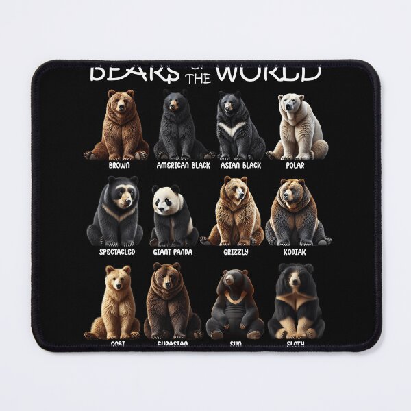 Item preview, Bears of the World Animal Lover designed and sold by Kimberley King Art King Art.