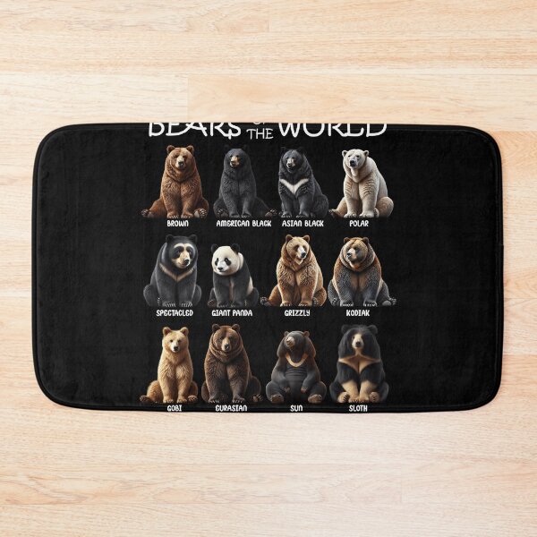 Item preview, Bears of the World Animal Lover designed and sold by Kimberley King Art  King Art.