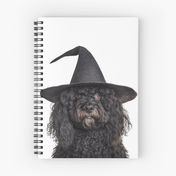 Item preview, Puli dog Wearing Halloween Witch Hat designed and sold by LazyOwlStore.