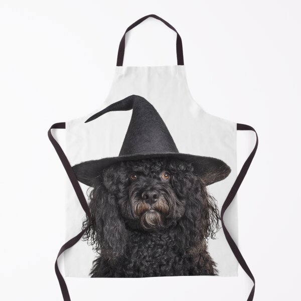 Item preview, Puli dog Wearing Halloween Witch Hat designed and sold by LazyOwlStore.
