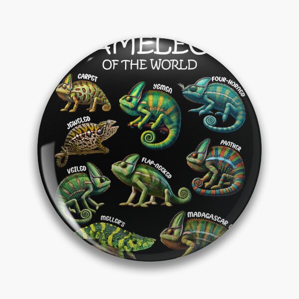 Item preview, Chameleons of the World Animal Bunny Lover designed and sold by Kimberley King Art  King Art.