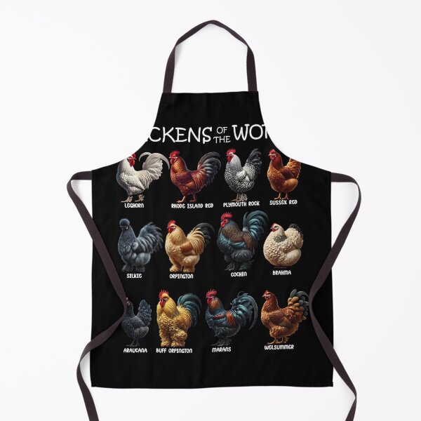 Item preview, Chickens of the World Animal Farmer Farm Lover designed and sold by Kimberley King Art King Art.