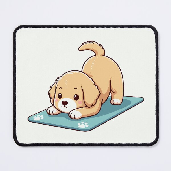 Item preview, Downward-facing dog pose designed and sold by RatArt Designs.