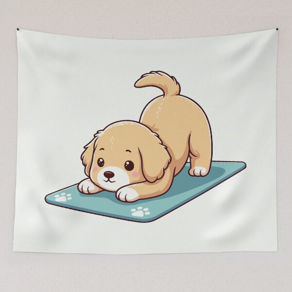 Item preview, Downward-facing dog pose designed and sold by RatArt Designs.