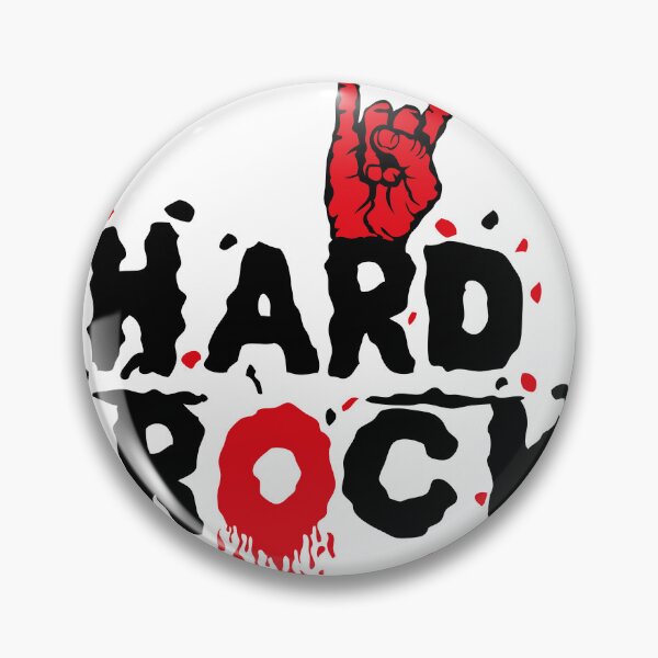 Item preview, hard rock word symbol hand blood drop music designed and sold by Achille3777.
