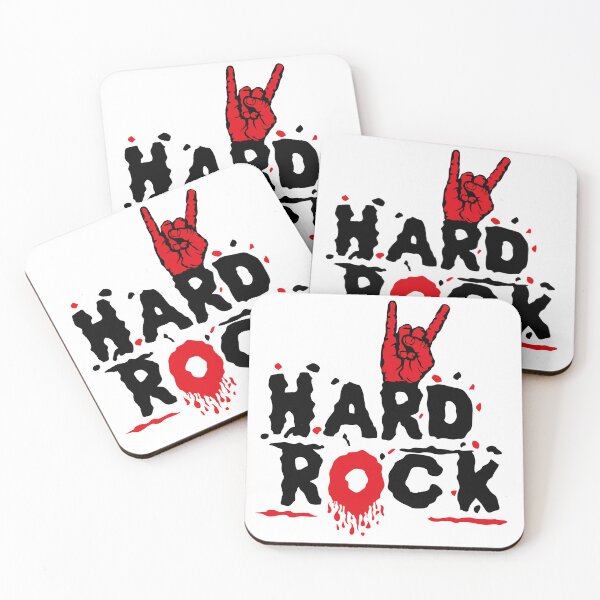 Item preview, hard rock word symbol hand blood drop music designed and sold by Achille3777.