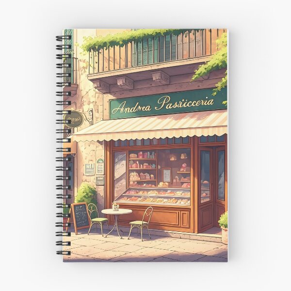Item preview, Pasticceria in Amalfi: Elegant Italian Pastry Facade designed and sold by LSVart.