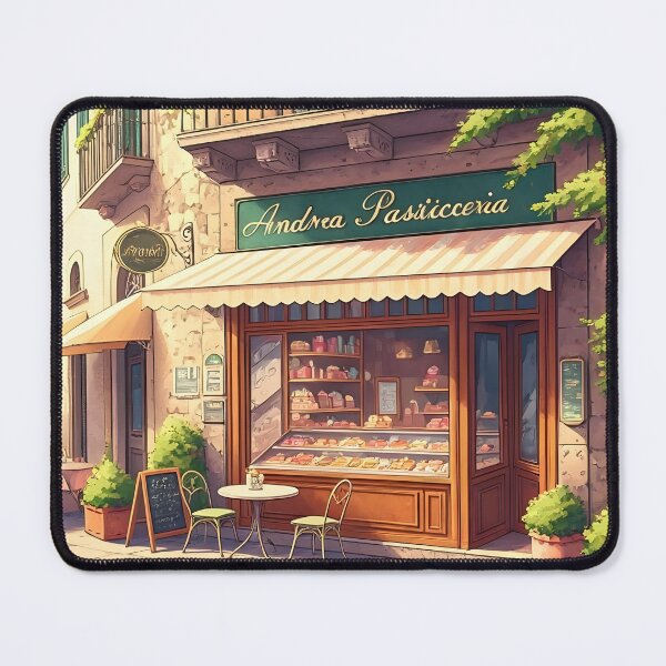 Item preview, Pasticceria in Amalfi: Elegant Italian Pastry Facade designed and sold by LSVart.