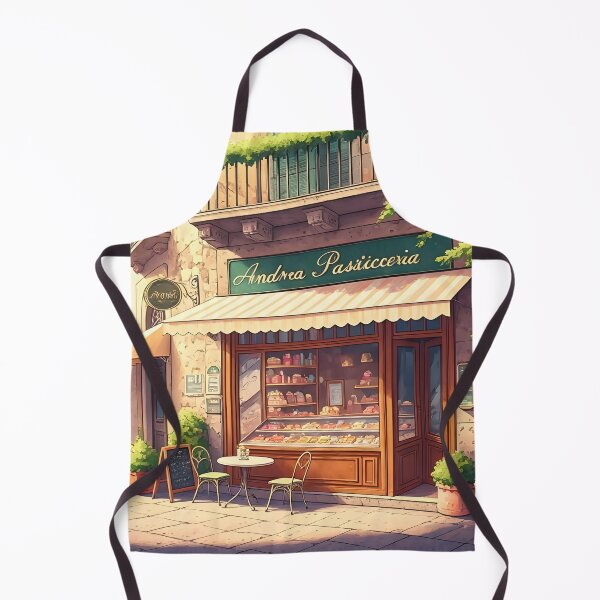 Item preview, Pasticceria in Amalfi: Elegant Italian Pastry Facade designed and sold by LSVart.