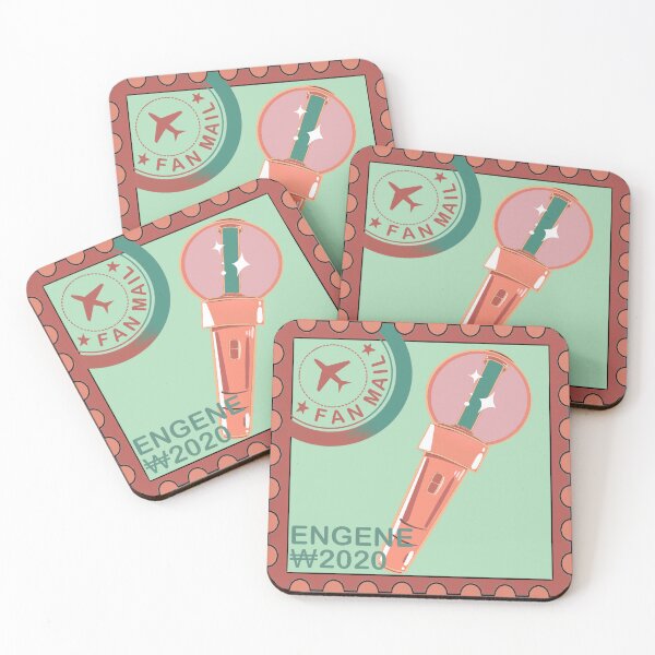 Item preview, Enhypen Engene Bong Kpop Light Stick Stamp [Fanmail Series] designed and sold by HaruDesignsArt.