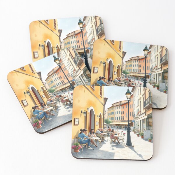 Item preview, Parma, Italy: Old Town Street Café designed and sold by LSVart.