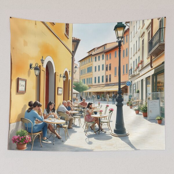 Item preview, Parma, Italy: Old Town Street Café designed and sold by LSVart.