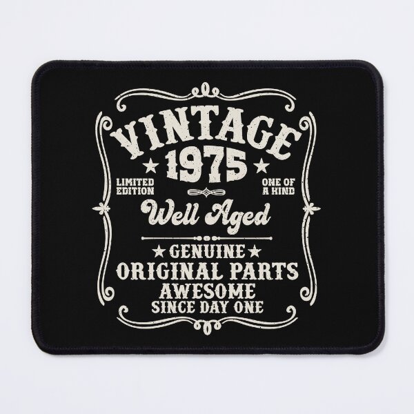 Item preview, 50th Birthday Well Aged 50 Year Old Vintage 1975 designed and sold by eclecTEEq.