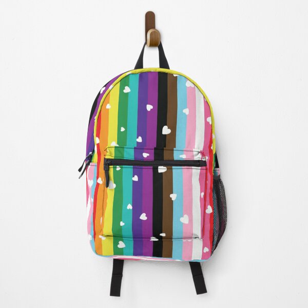 Item preview, Love Hearts on Pride Inclusive Flag designed and sold by Gamer's Delight.