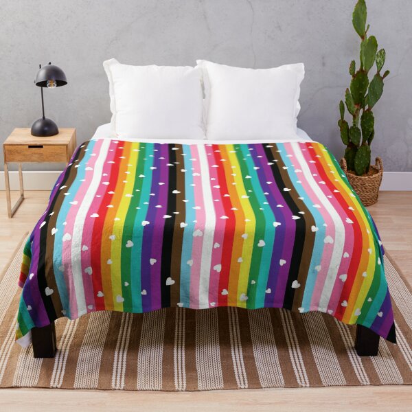 Item preview, Love Hearts on Pride Inclusive Flag designed and sold by Gamer's Delight.
