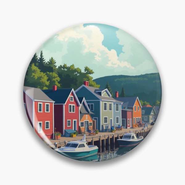 Item preview, Bar Habor Travel Poster, Perfect Gift for Travel Enthusiasts, Vintage Style Wall Art, USA Wall art for home decor, Bar Habor print. Sticker designed and sold by Thegalleryshop1.