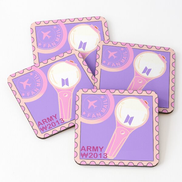 Item preview, BTS ARMY Bong Kpop Light Stick Stamp [Fanmail Series] designed and sold by HaruDesignsArt.
