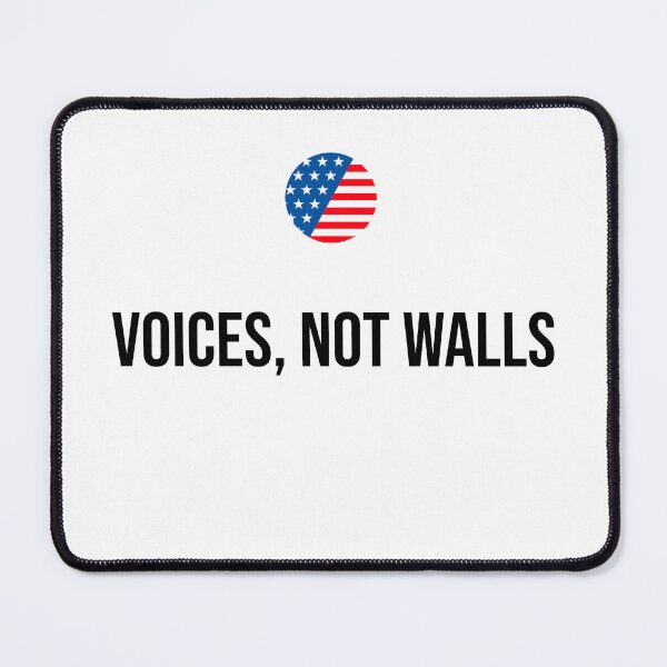 Item preview, Voices, Not Walls – Peaceful Resistance & Unity T-Shirt designed and sold by stepstogreen.