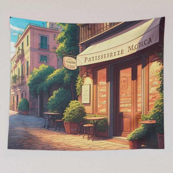 Item preview, Sorrento Patisserie: Early Evening Warm Glow designed and sold by LSVart.