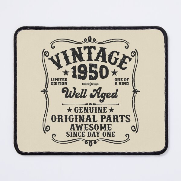 Item preview, 75th Birthday Vintage 1950 Well Aged 75 Awesome Years designed and sold by eclecTEEq.